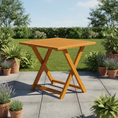 Karya Square Folding Dining Table