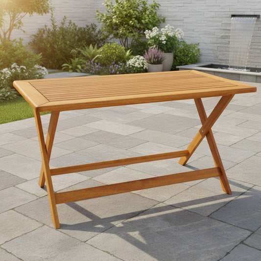 Karya Rectangular Folding Dining Table