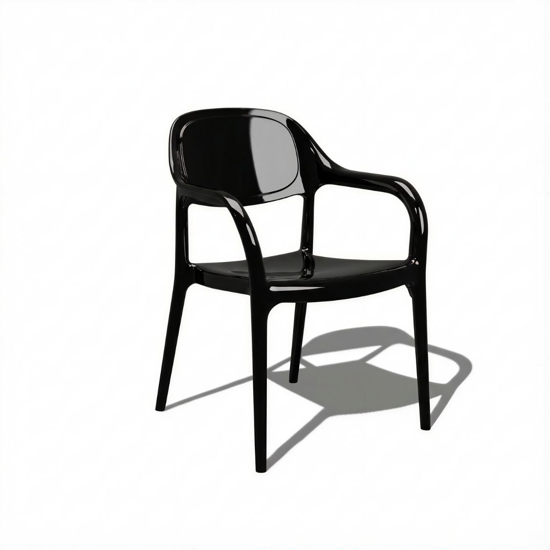 LONDON KOLLU SANDALYE SİYAH