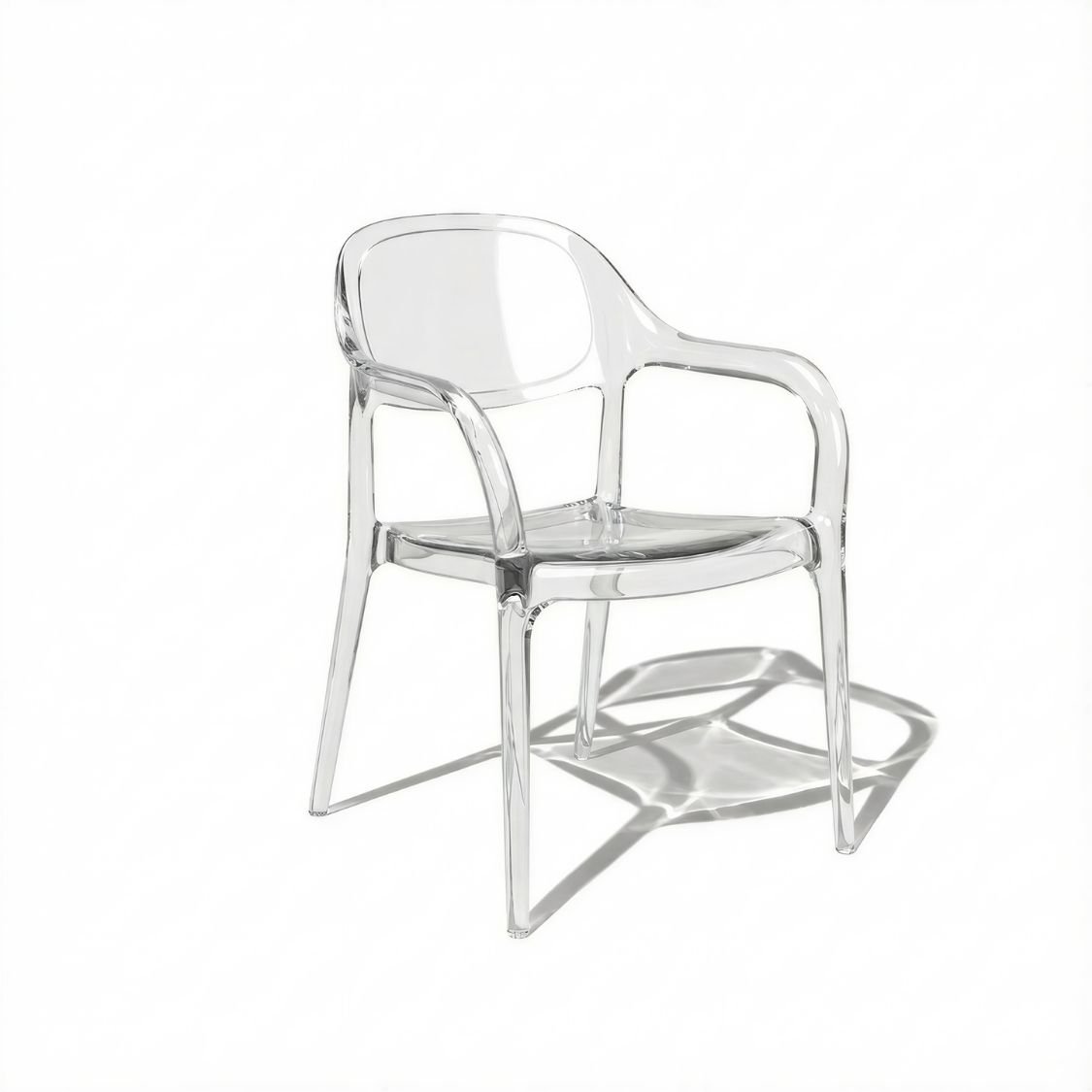 LONDON KOLLU SANDALYE TRANSPARENT