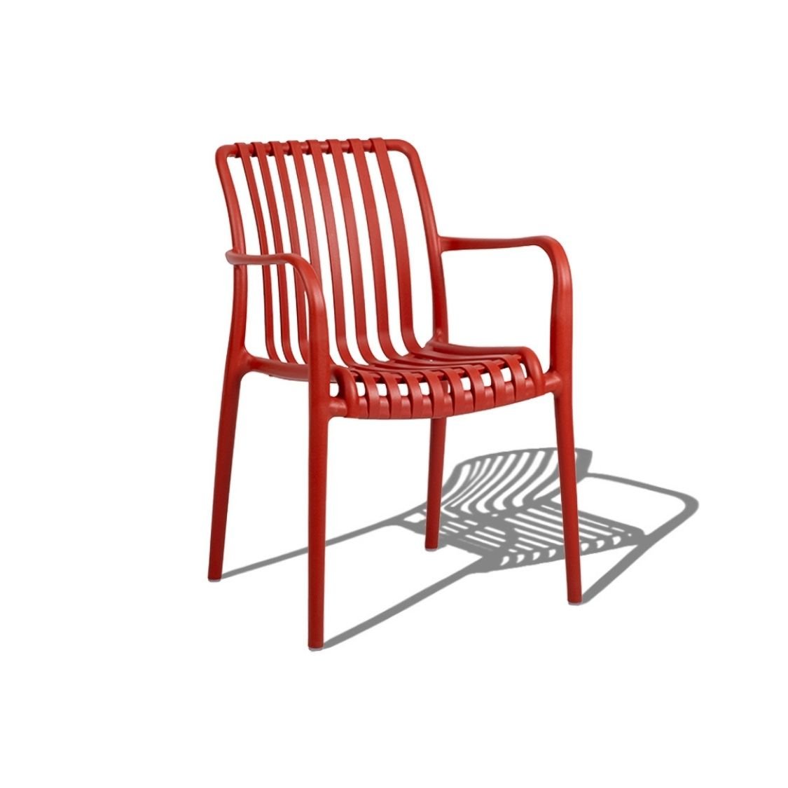 PARİS LUX KOLLU CAFE & RESTAURANT SANDALYESİ KIRMIZI